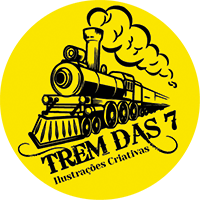 Trem das 7 Ilustrações Criativas