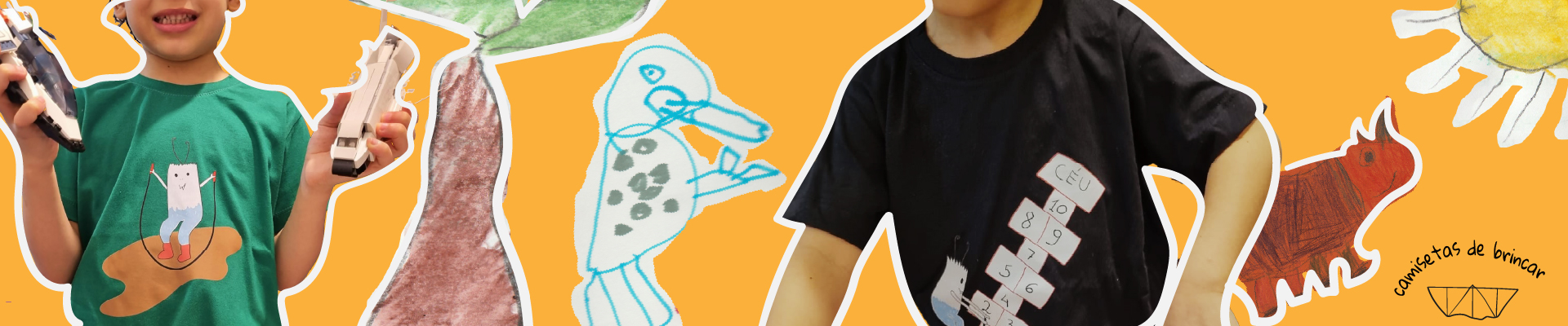 camisetas de brincar