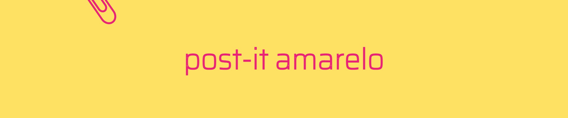 post-it amarelo